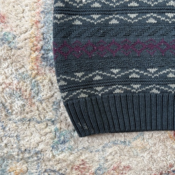 Vintage Shelby Striped Pullover Sweater Vest Large - Picture 5 of 5